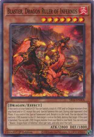 Blaster, Dragon Ruler of Infernos - SR14-EN008 - Common - 1st Edition
