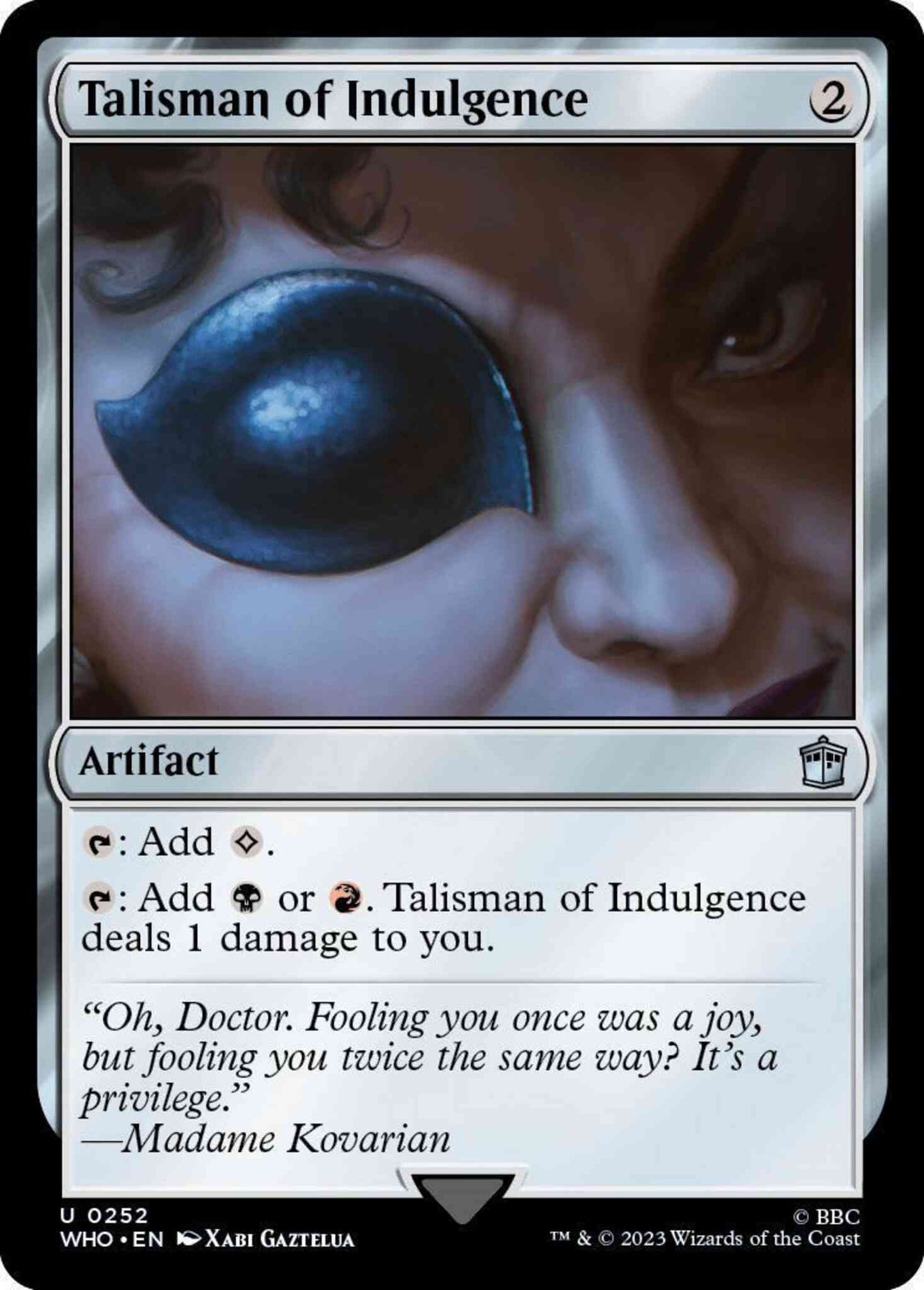 Talisman of Indulgence [252] [Universes Beyond: Doctor Who] [Non-Foil]