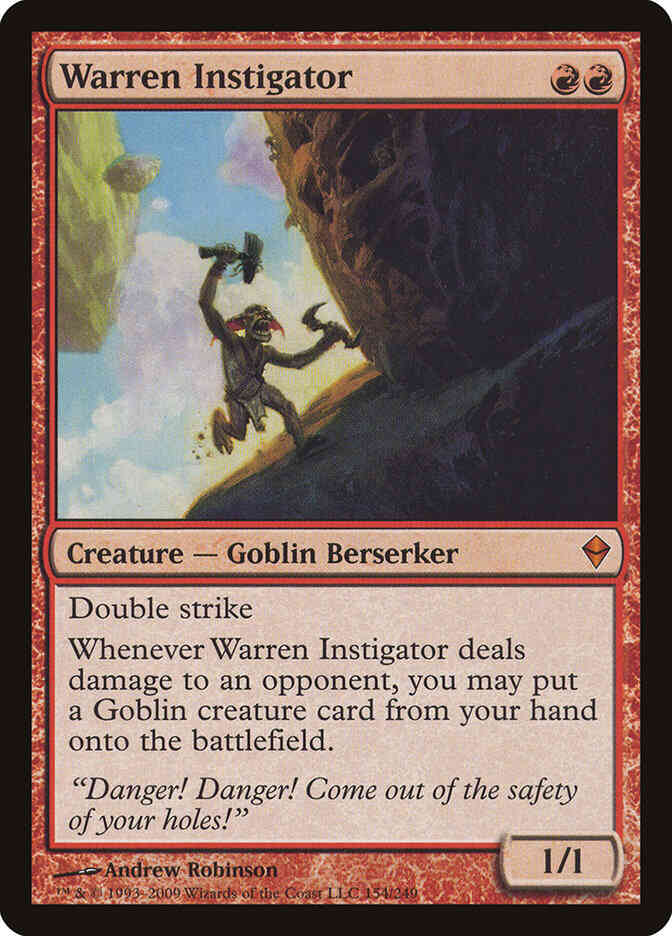 Warren Instigator [154] [Zendikar] [Non-Foil]