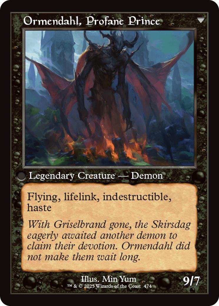 Westvale Abbey // Ormendahl, Profane Prince [474] [Retro Frame] [Innistrad Remastered] [Foil]