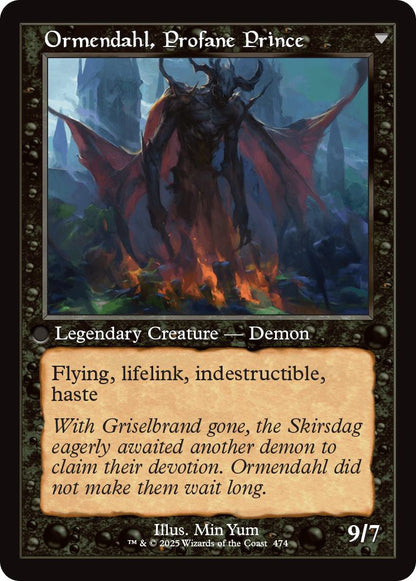 Westvale Abbey // Ormendahl, Profane Prince [474] [Retro Frame] [Innistrad Remastered] [Foil]