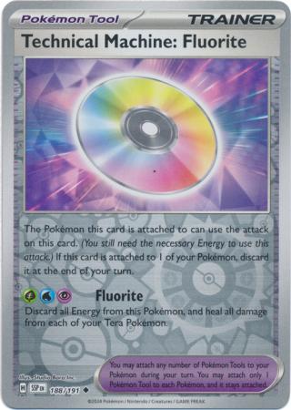 Technical Machine: Fluorite - 188/191 - Uncommon [sv08-188] [Reverse Holo]