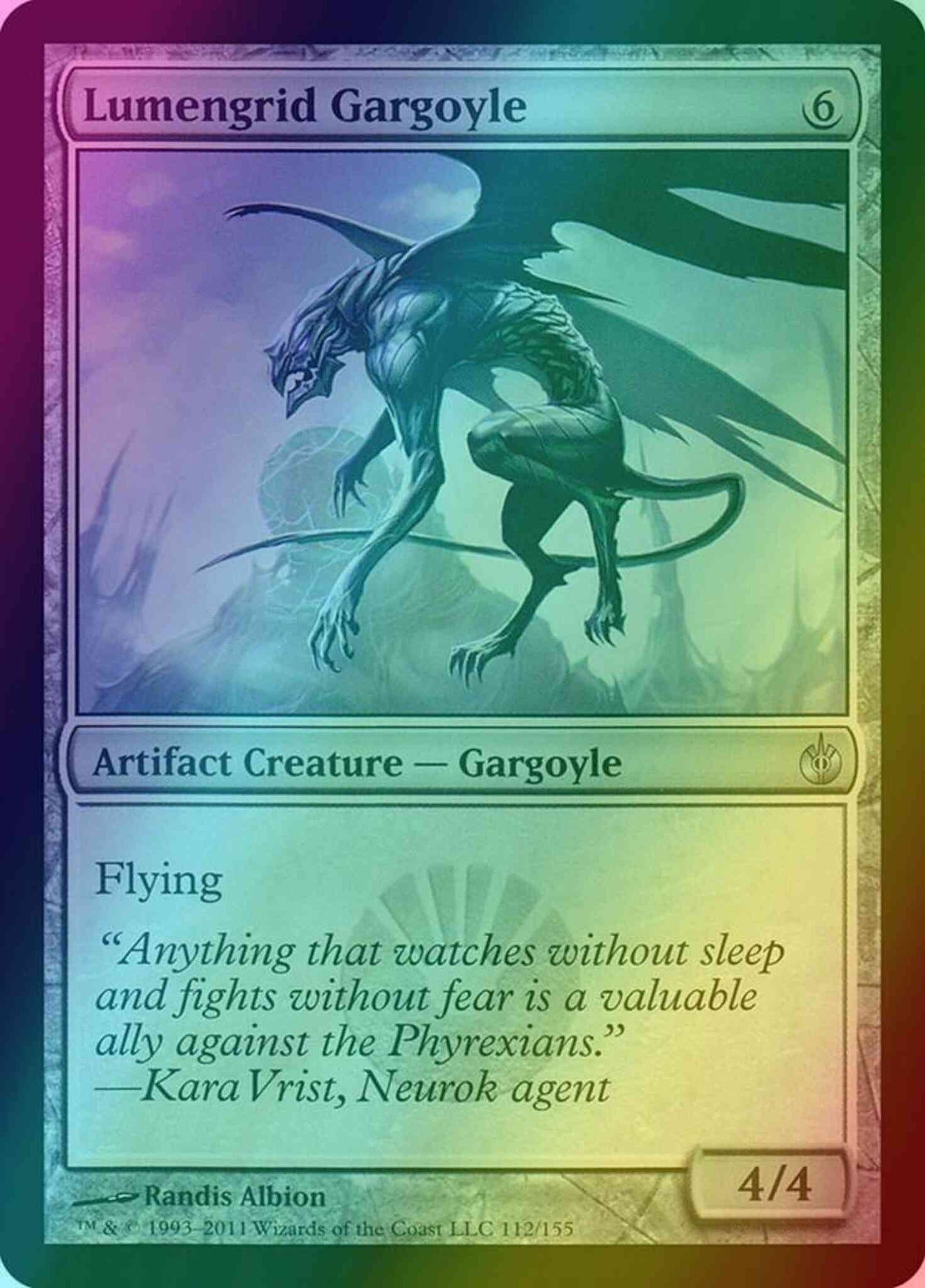 Lumengrid Gargoyle [112] [Mirrodin Besieged] [Foil]