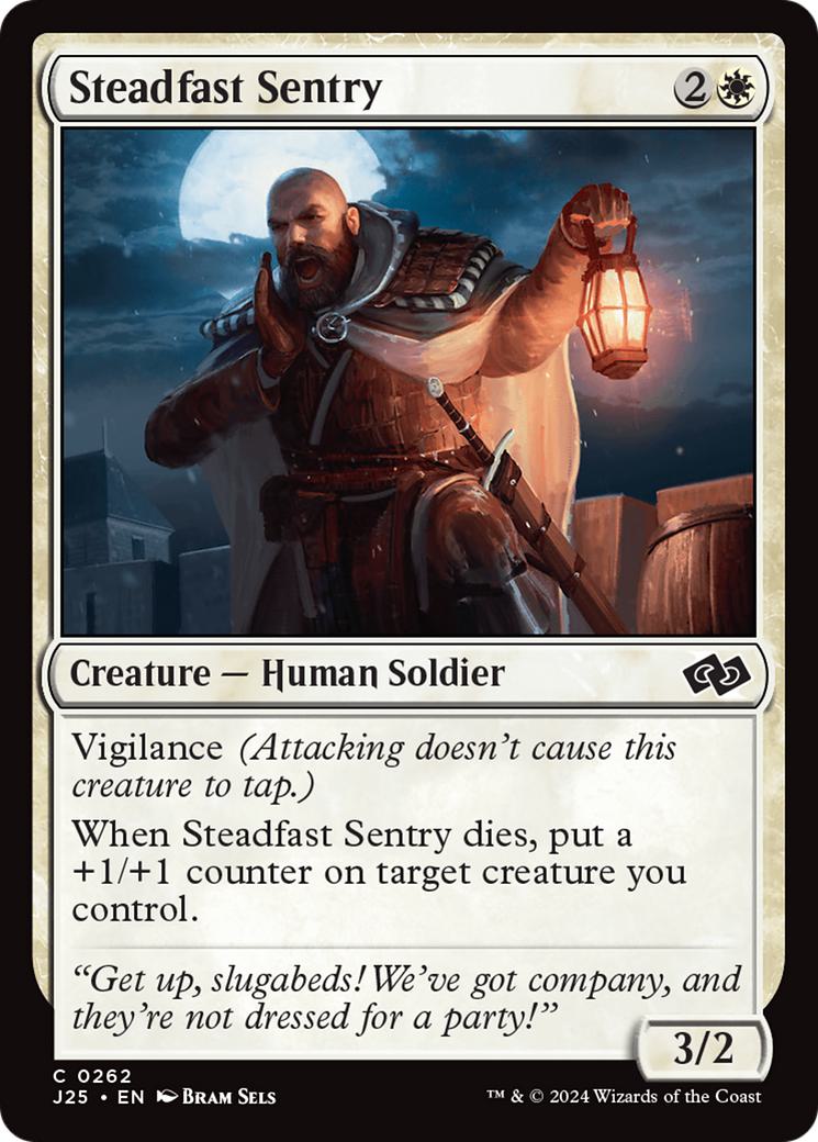 Steadfast Sentry [262] [Foundations: Jumpstart] [Non-Foil]