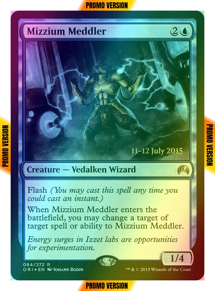 Mizzium Meddler [64s] [Prerelease] [Magic Origins Promos] [Foil]