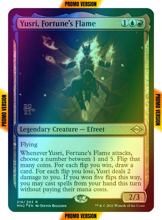 Yusri, Fortune's Flame [Prerelease] [218S] [Modern Horizons 2 Promos] [Foil]