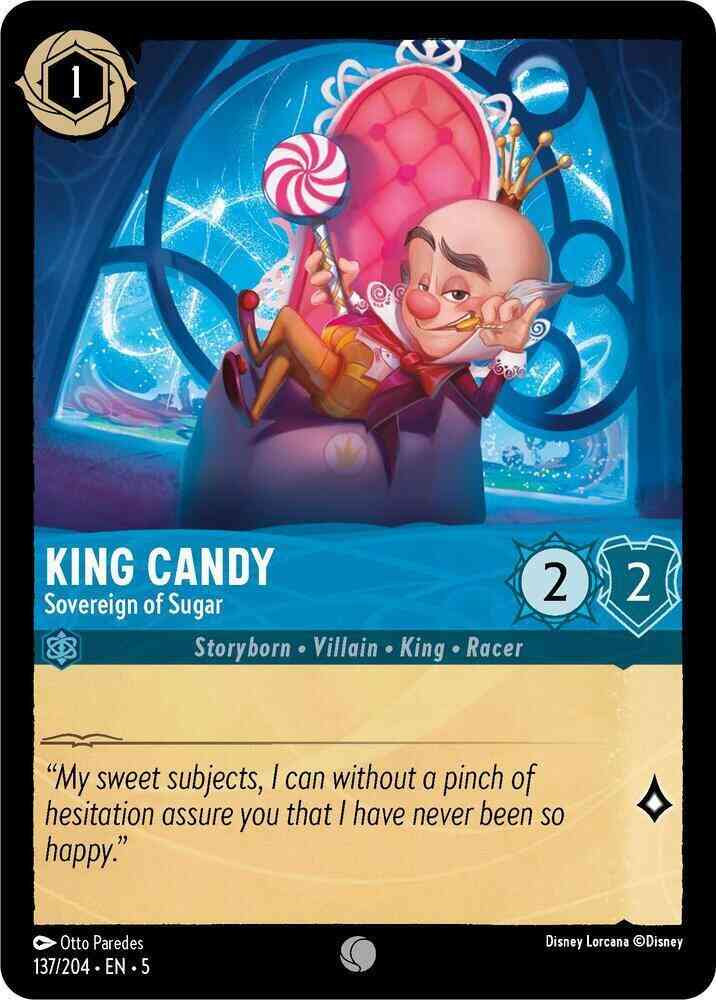 King Candy - Sovereign of Sugar - 137/204 [Shimmering Skies] [Non-Foil]