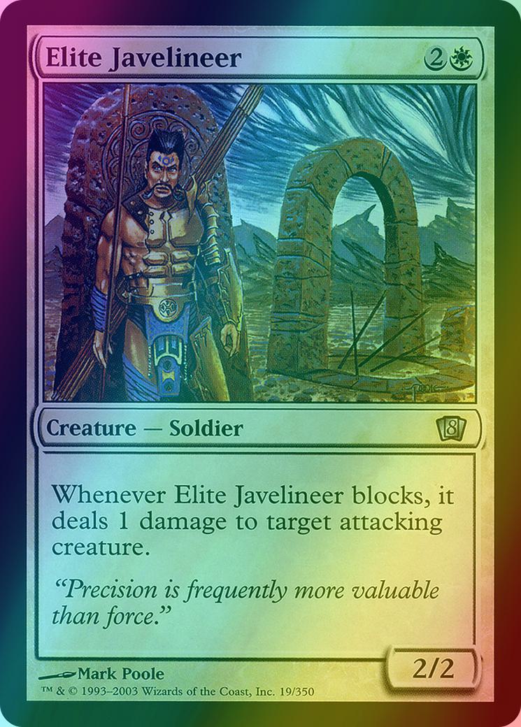 Elite Javelineer [19x] [Eighth Edition] [Foil]