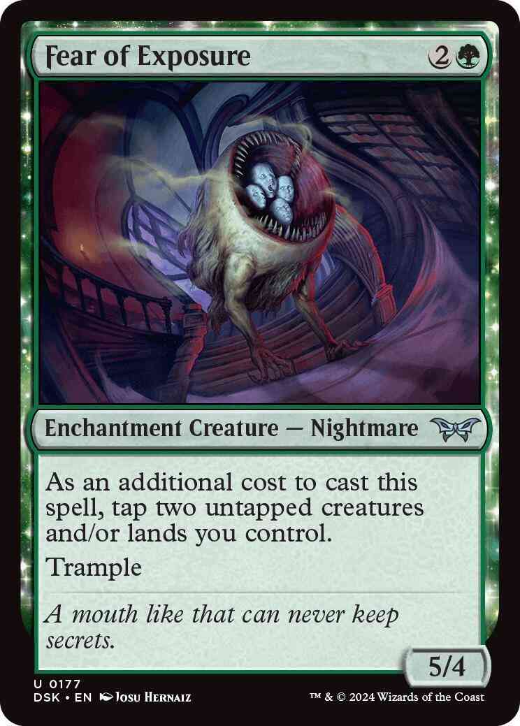 Fear of Exposure [177] [Duskmourn: House of Horror] [Non-Foil]