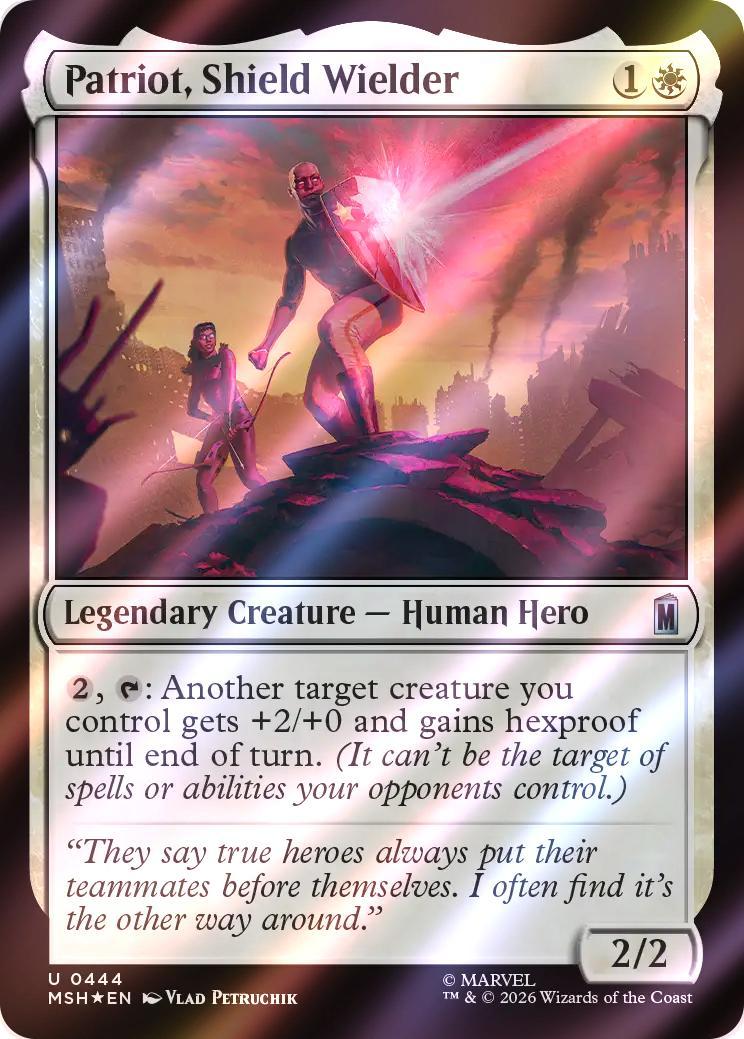 Patriot, Shield Wielder [444] [Marvel Super Heroes] [Surge Foil]