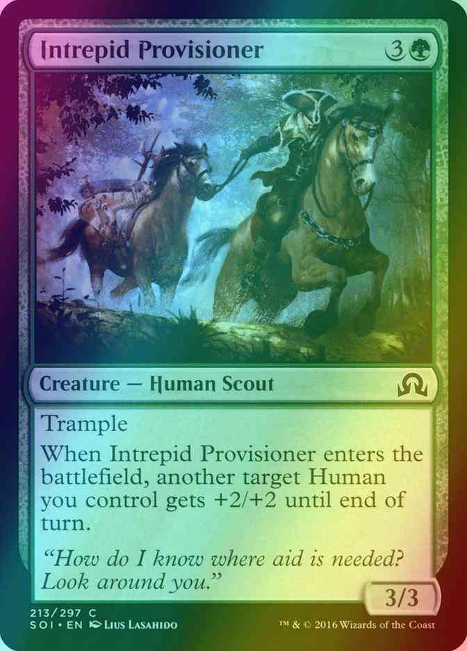 Intrepid Provisioner [213] [Shadows over Innistrad] [Foil]