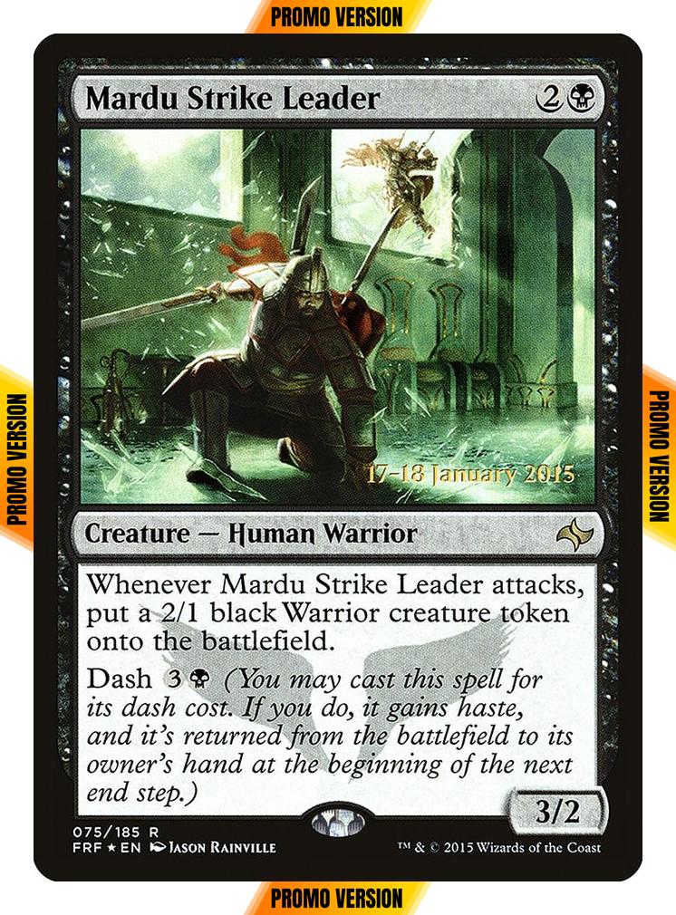 Mardu Strike Leader [75s] [Fate Reforged Promos] [Foil]