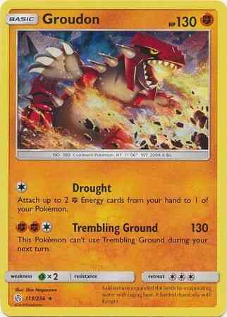 Groudon - 113/236 - Theme Deck Exclusive [sm12msp-113] [Cracked Ice Holo]
