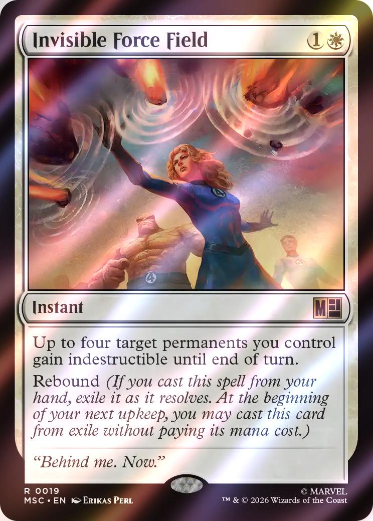 Invisible Force Field [19] [Marvel Super Heroes: Commander] [Surge Foil]