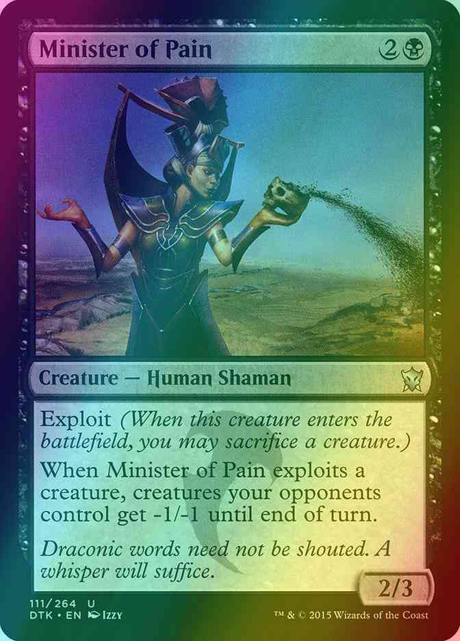 Minister of Pain [111] [Dragons Of Tarkir] [Foil]