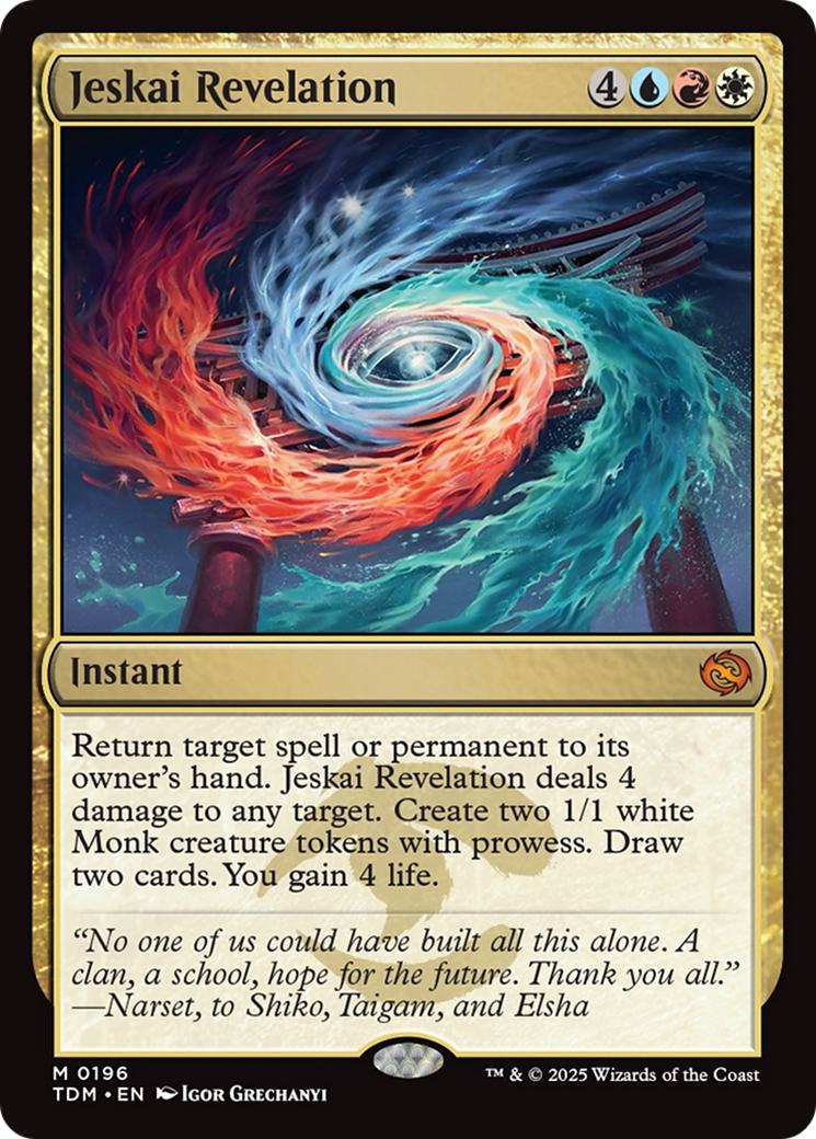 Jeskai Revelation [196] [Tarkir: Dragonstorm] [Non-Foil]