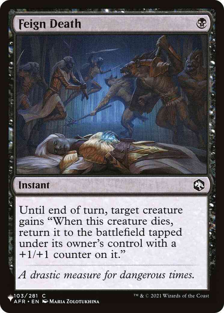 Feign Death [AFR-103] [The List] [Non-Foil]