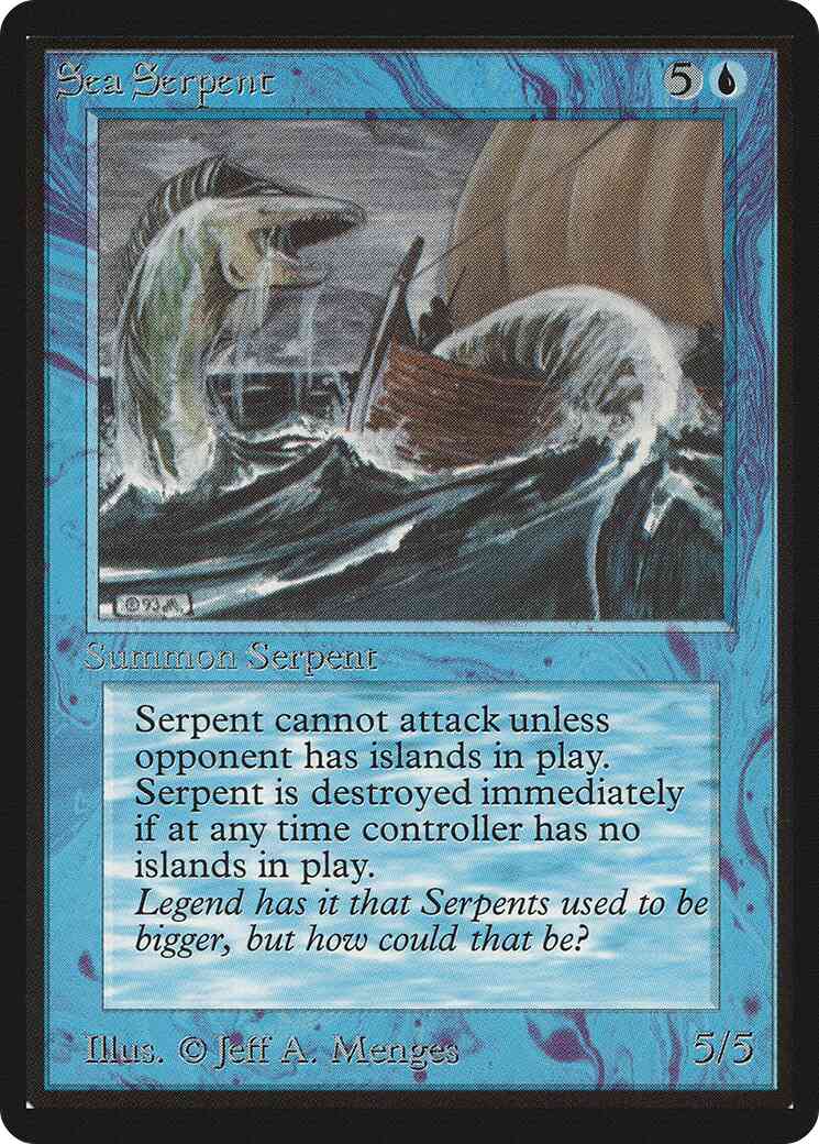 Sea Serpent [77] [Limited Edition Beta] [Non-Foil]