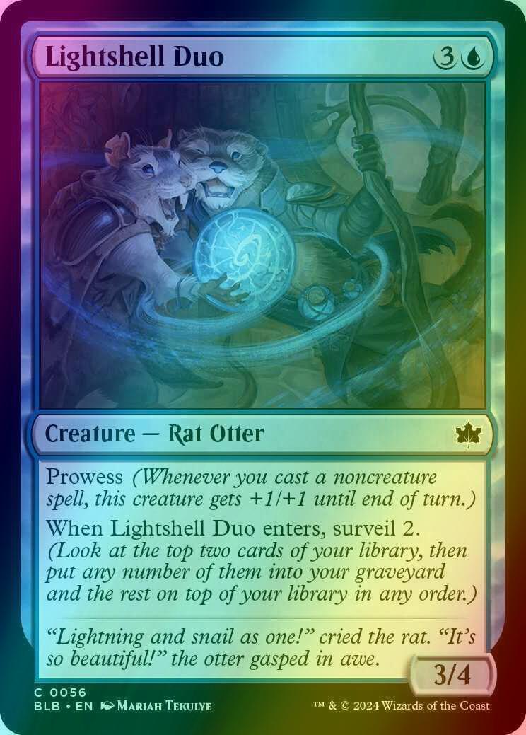 Lightshell Duo [56] [Bloomburrow] [Foil]