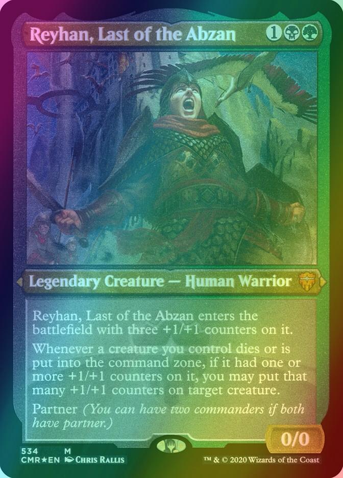 Reyhan, Last of the Abzan [534] [Commander Legends] [Etched Foil]