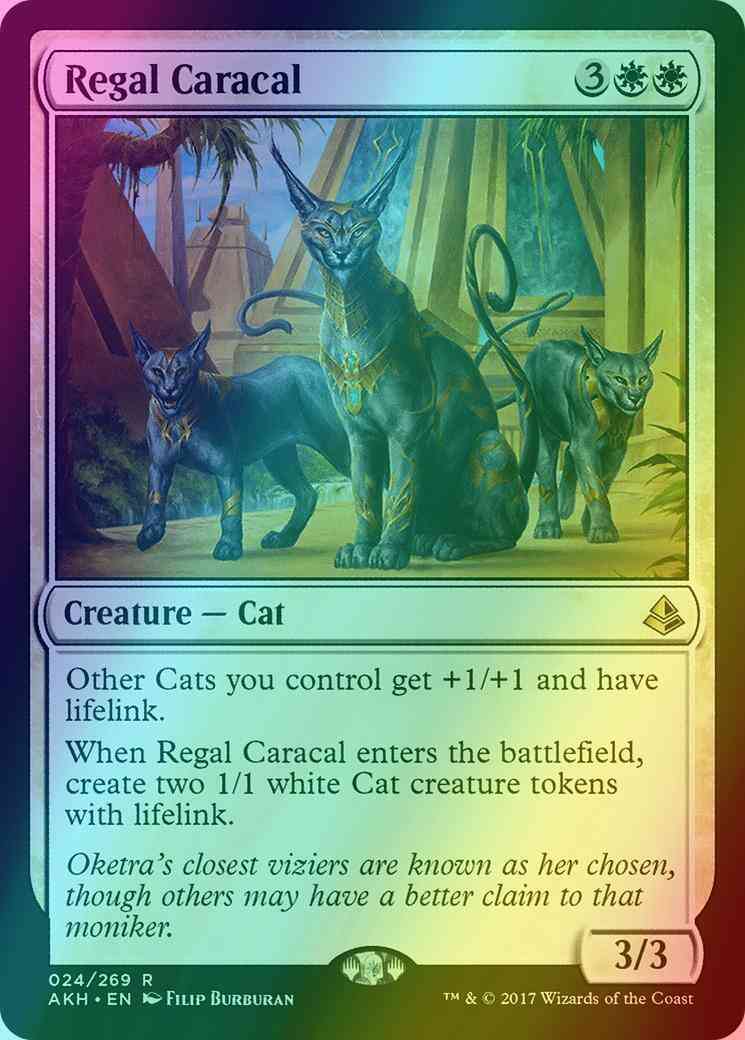 Regal Caracal [24] [Amonkhet] [Foil]
