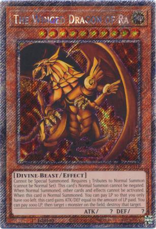The Winged Dragon of Ra - RA04-EN118 - Platinum Secret Rare - 1st Edition