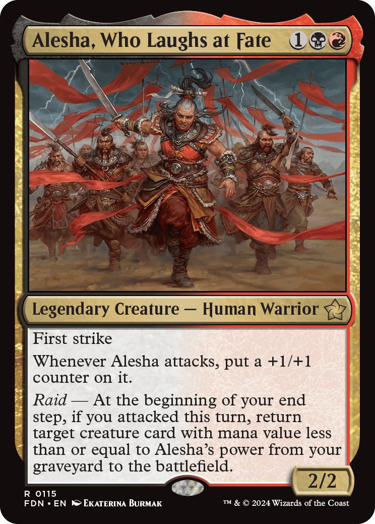 Alesha, Who Laughs at Fate [115] [Foundations] [Non-Foil]