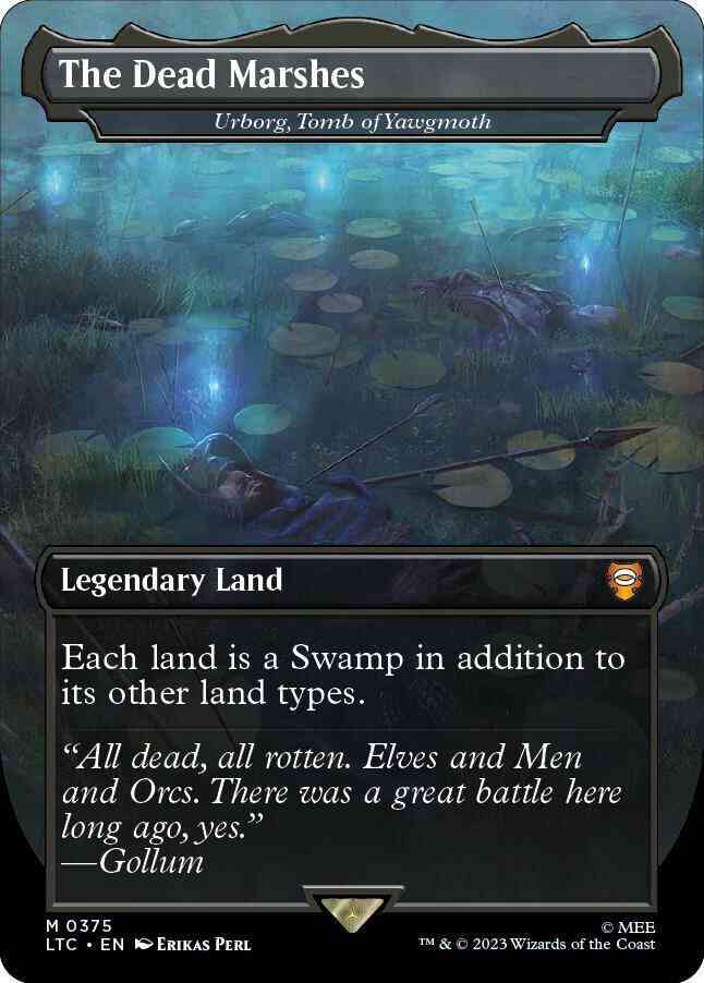 The Dead Marshes - Urborg, Tomb of Yawgmoth [375] [Borderless] [Realms and Relics] [The Lord of the Rings: Tales of Middle-earth: Commander] [Non-Foil]