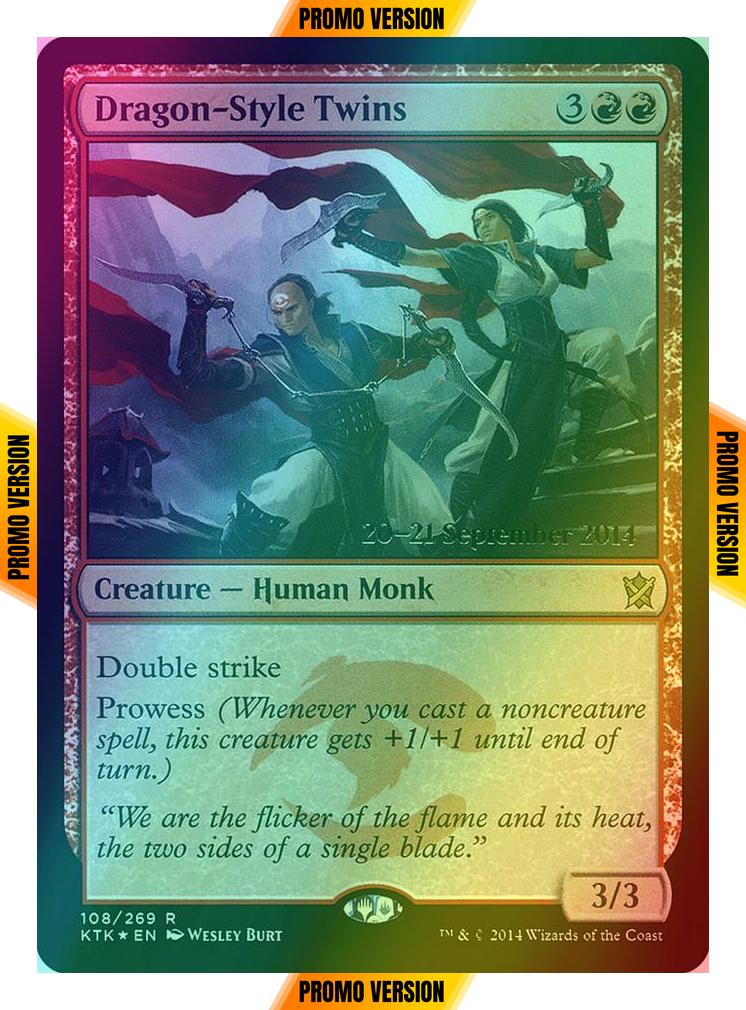 Dragon-Style Twins [108s] [Khans of Tarkir Promos] [Foil]