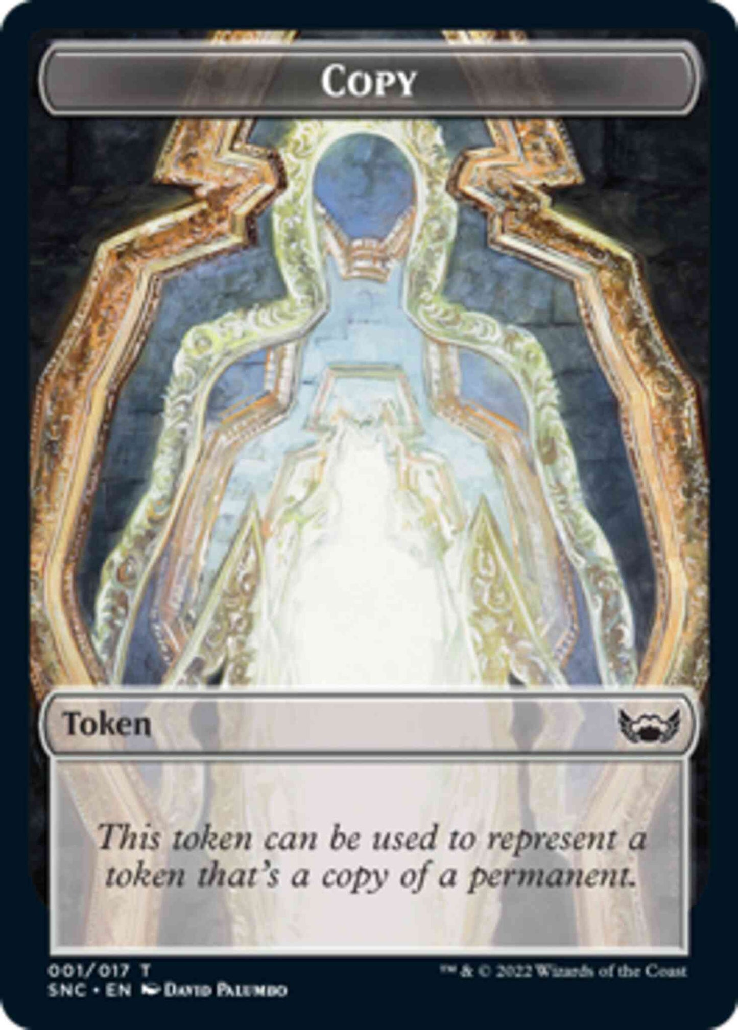 Copy Token (01) // Demon Token (15) [Streets of New Capenna: Commander: Tokens] [Non-Foil]