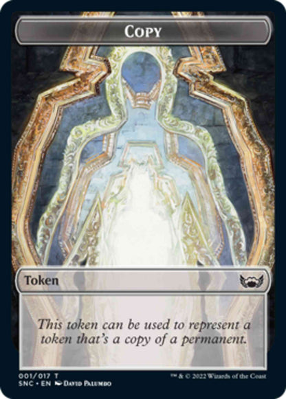 Copy Token (01) // Demon Token (15) [Streets of New Capenna: Commander: Tokens] [Non-Foil]