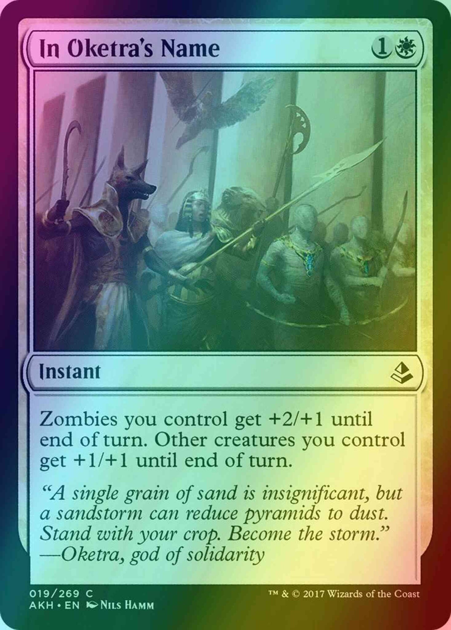 In Oketra's Name [19] [Amonkhet] [Foil]