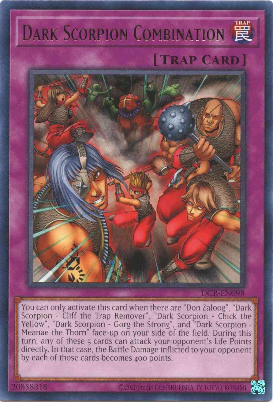 Dark Scorpion Combination - 25th Anniversary - DCR-EN098 - Rare - Unlimited