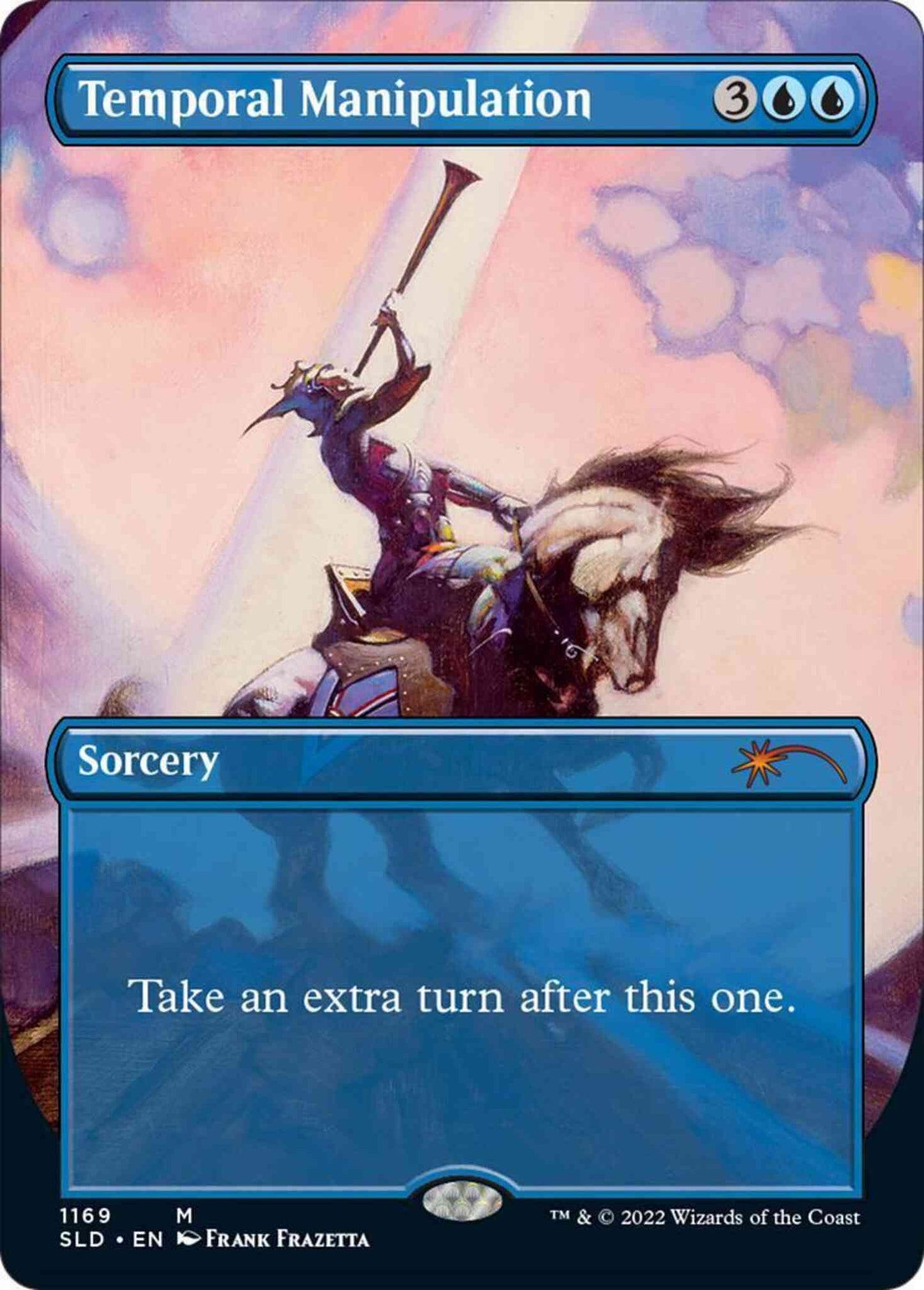 Temporal Manipulation [1169] [Borderless] [Frank Frazetta] [Secret Lair Drop] [Non-Foil]