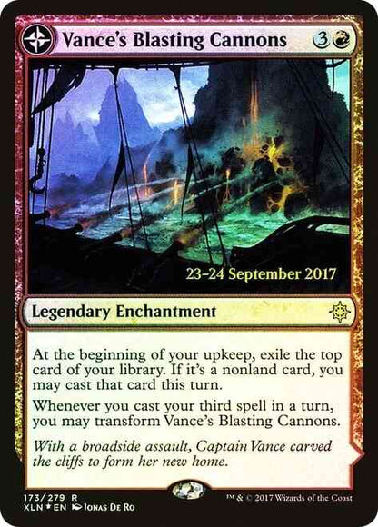 Vance's Blasting Cannons // Spitfire Bastion [173s] [Ixalan Promos] [Foil]