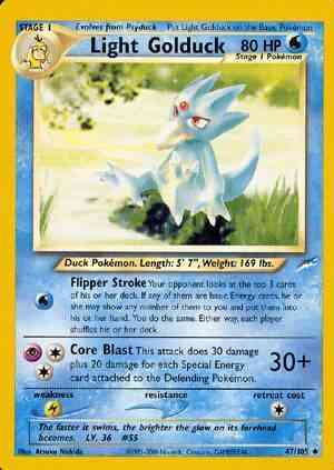 Light Golduck - 47/105 - Uncommon - Unlimited [neo4U-47] [Non-Holo]