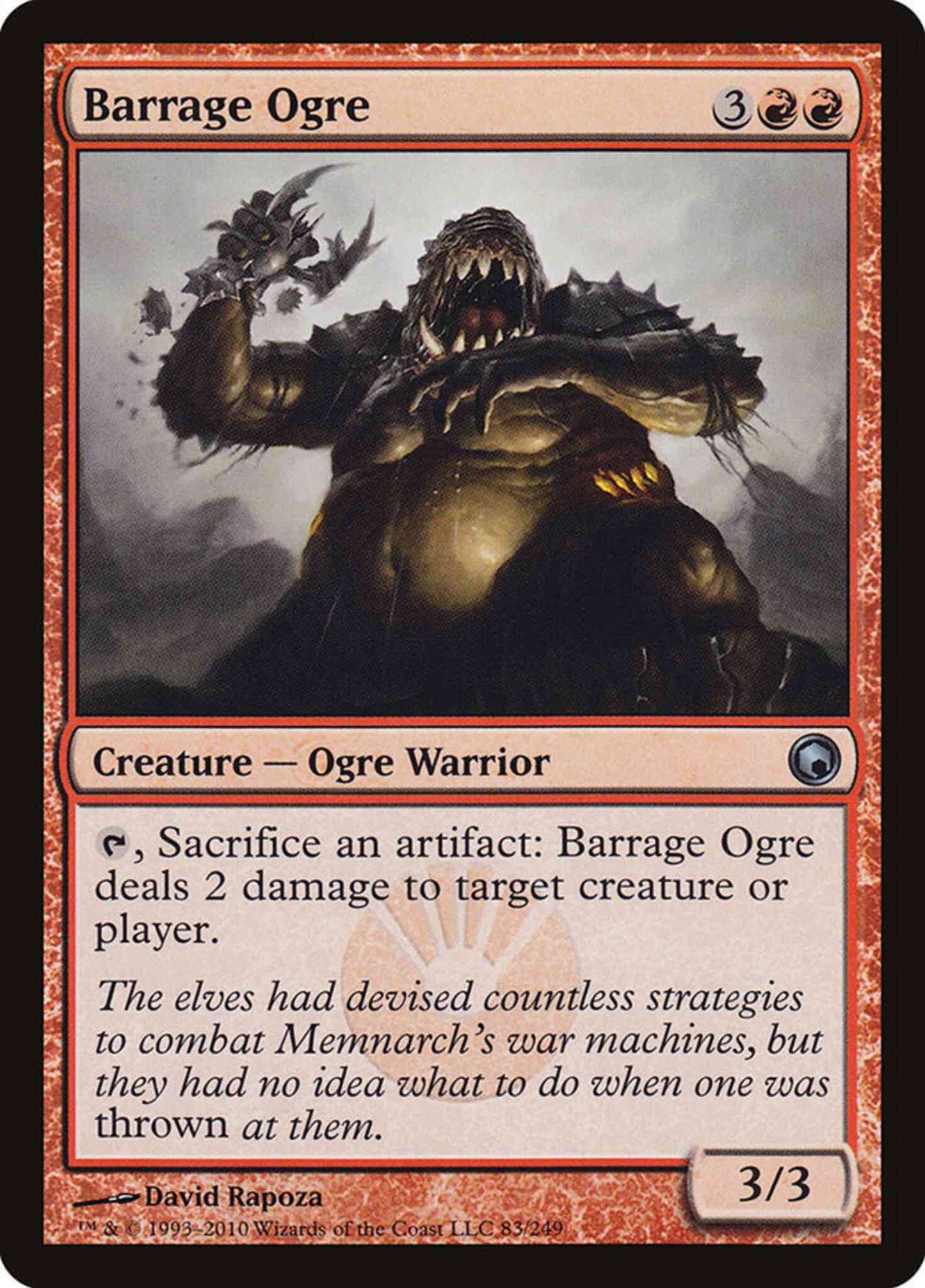 Barrage Ogre [83] [Scars Of Mirrodin] [Non-Foil]