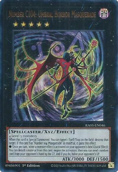 Number C104: Umbral Horror Masquerade - RA05-EN046 - Ultra Rare - 1st Edition