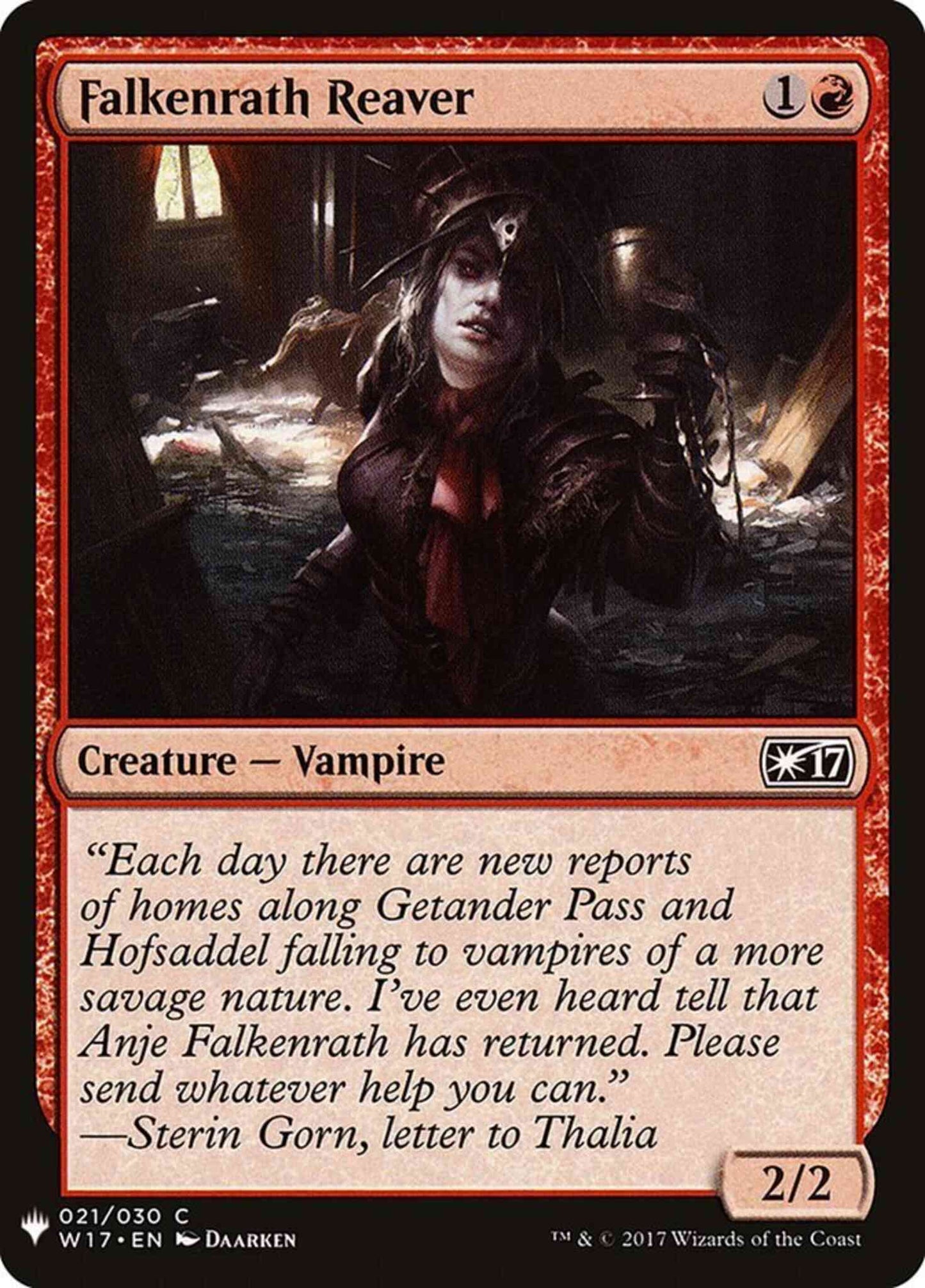Falkenrath Reaver [W17-21] [The List] [Non-Foil]
