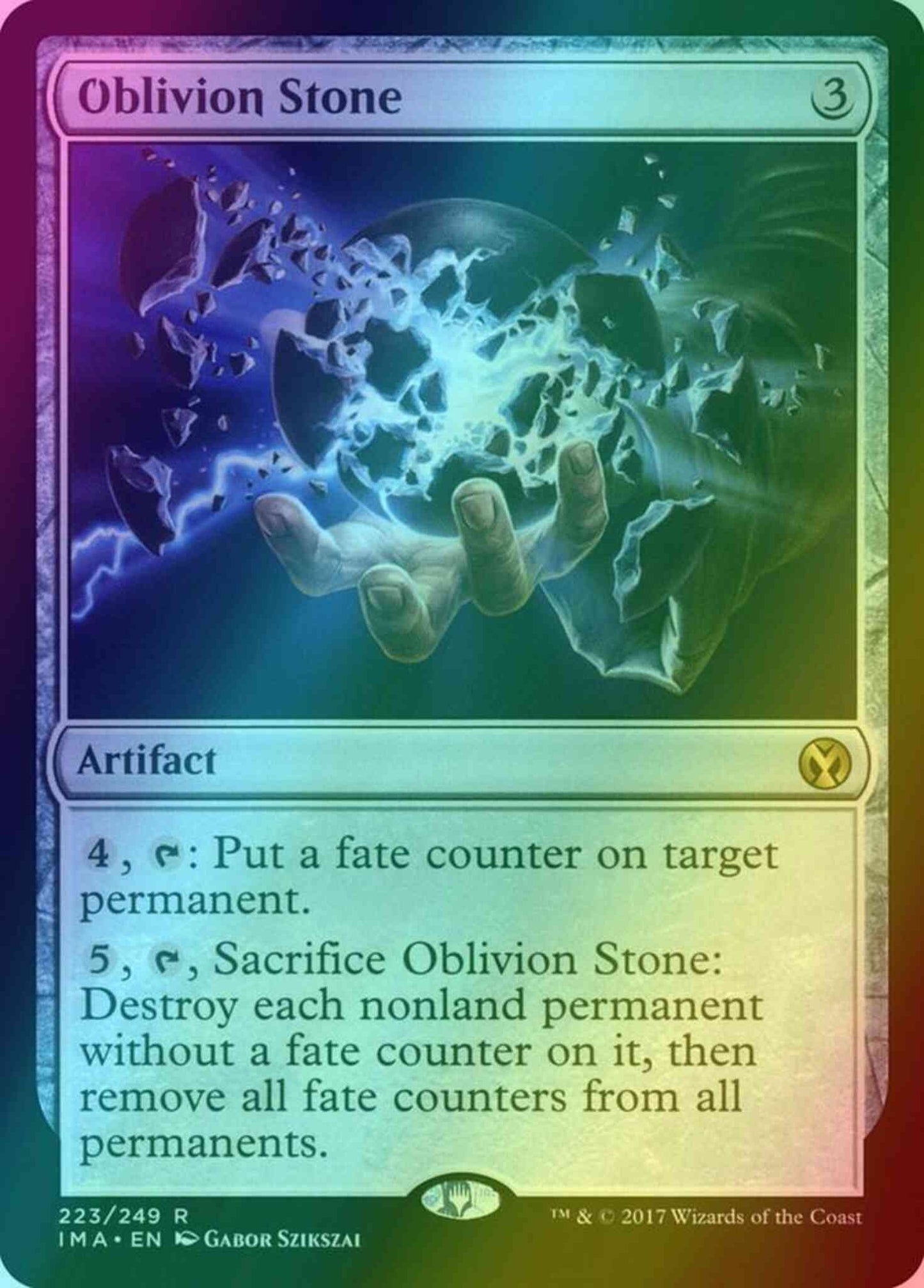 Oblivion Stone [223] [Iconic Masters] [Foil]