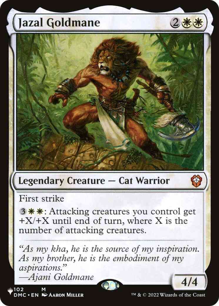 Jazal Goldmane [DMC-102] [The List] [Non-Foil]
