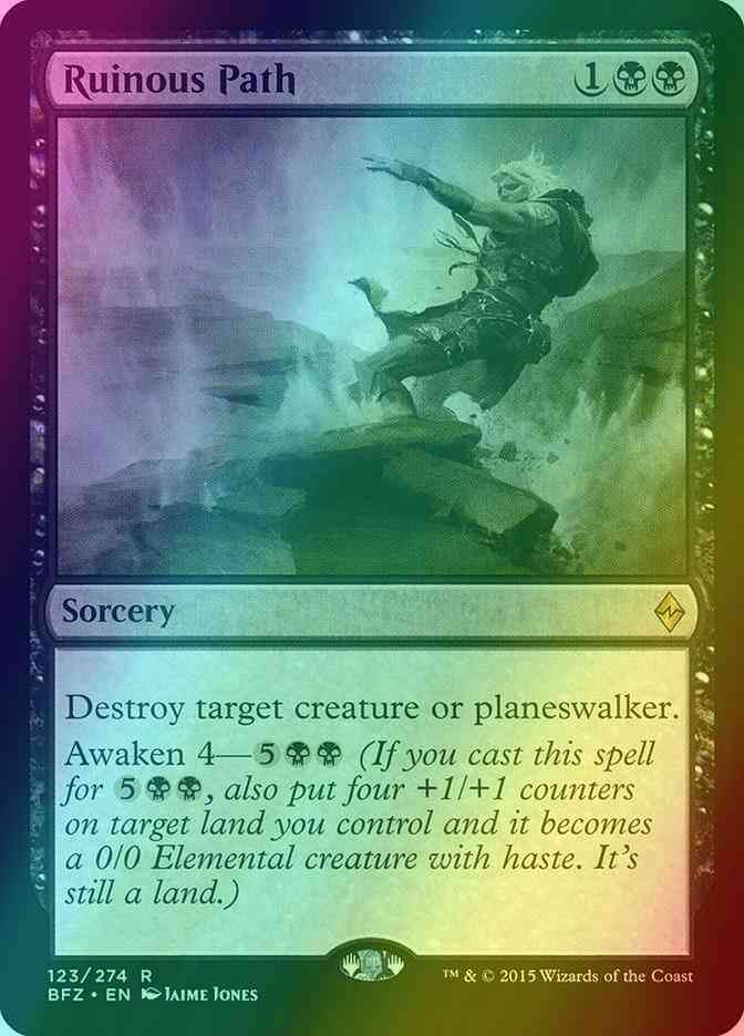 Ruinous Path [123] [Battle for Zendikar] [Foil]