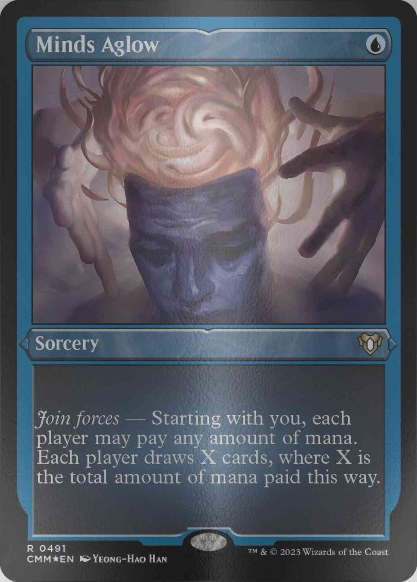 Minds Aglow [491] [Commander Masters] [Etched Foil]