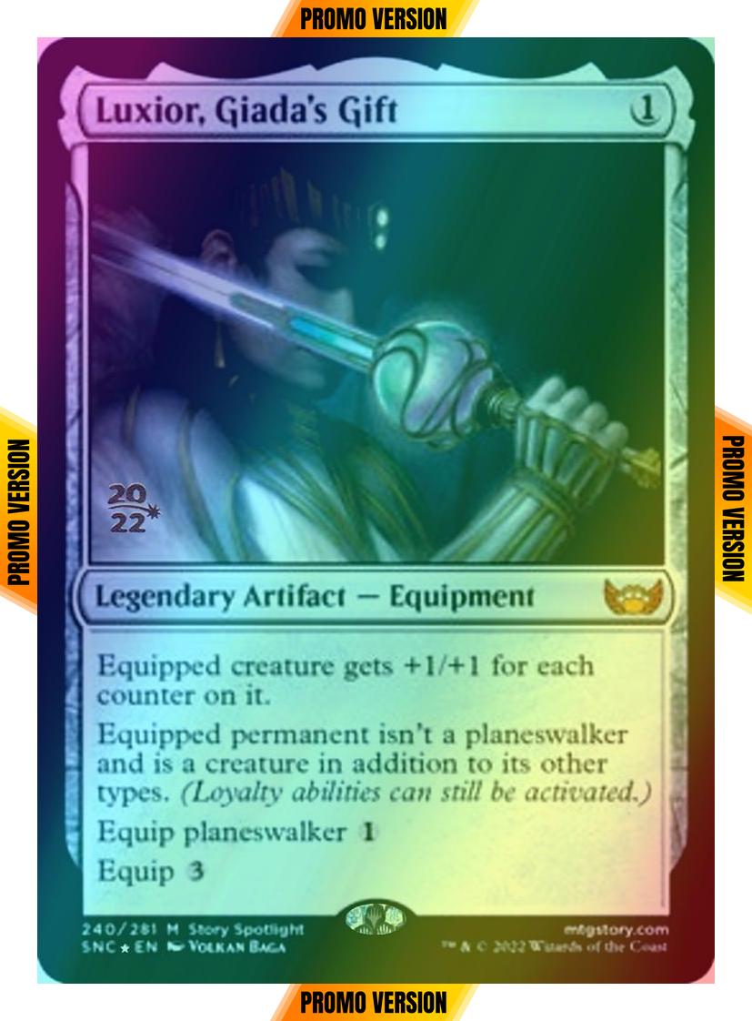 Luxior, Giada's Gift [Prerelease] [240s] [Streets of New Capenna: Promos] [Foil]