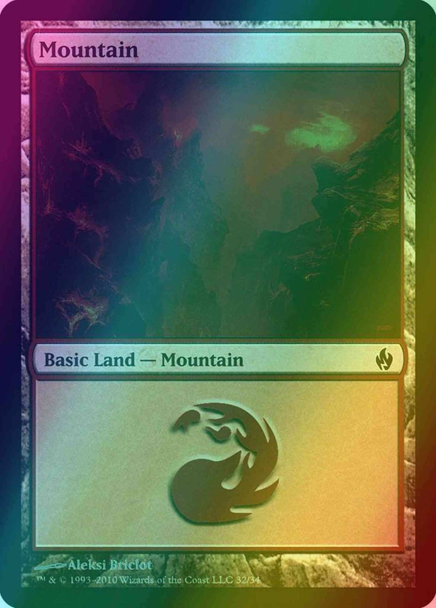 Mountain [32] [Premium Deck Series: Fire and Lightning] [Foil]