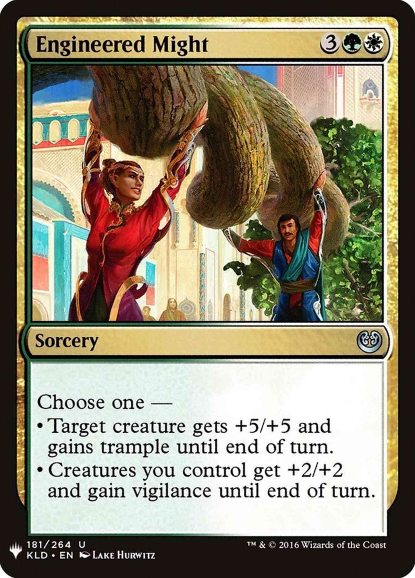 Engineered Might [KLD-181] [The List] [Non-Foil]