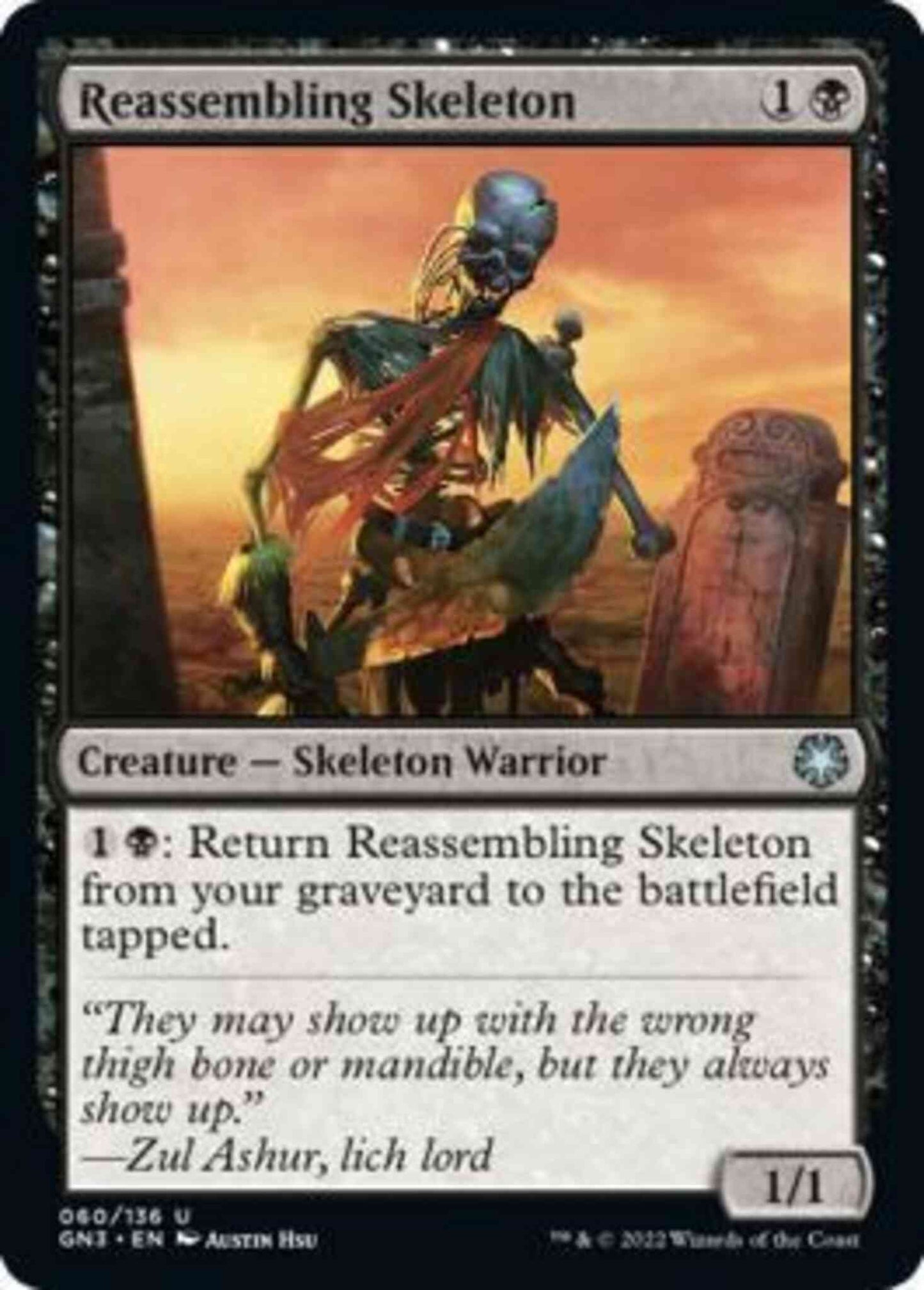 Reassembling Skeleton [60] [Game Night: Free-for-All] [Non-Foil]