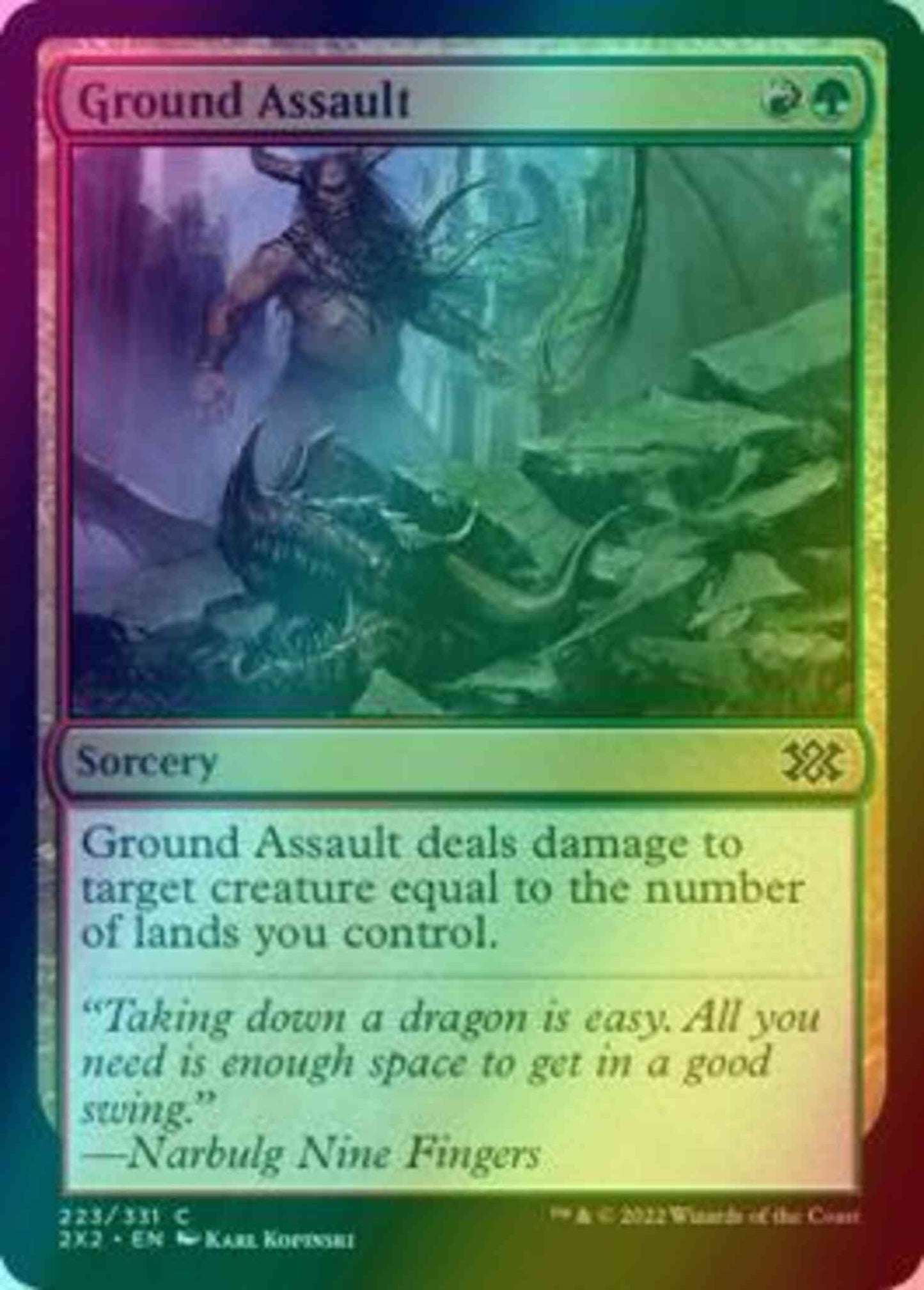 Ground Assault [223] [Double Masters 2022] [Foil]