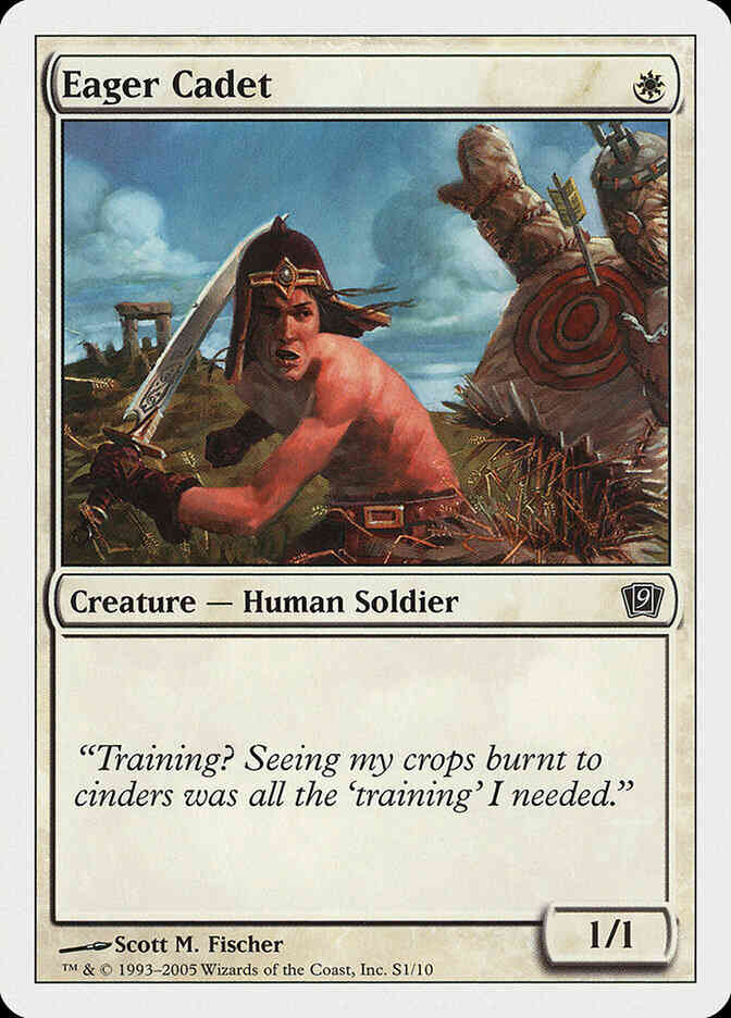 Eager Cadet [S1] [Ninth Edition] [Non-Foil]