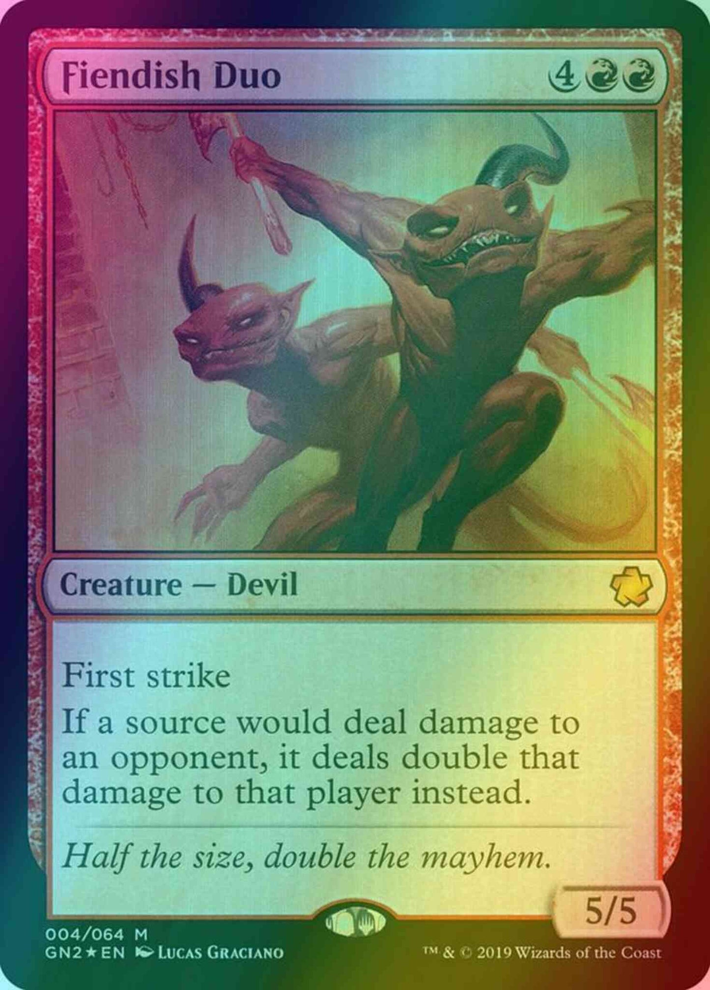 Fiendish Duo [4] [Game Night 2019] [Foil]